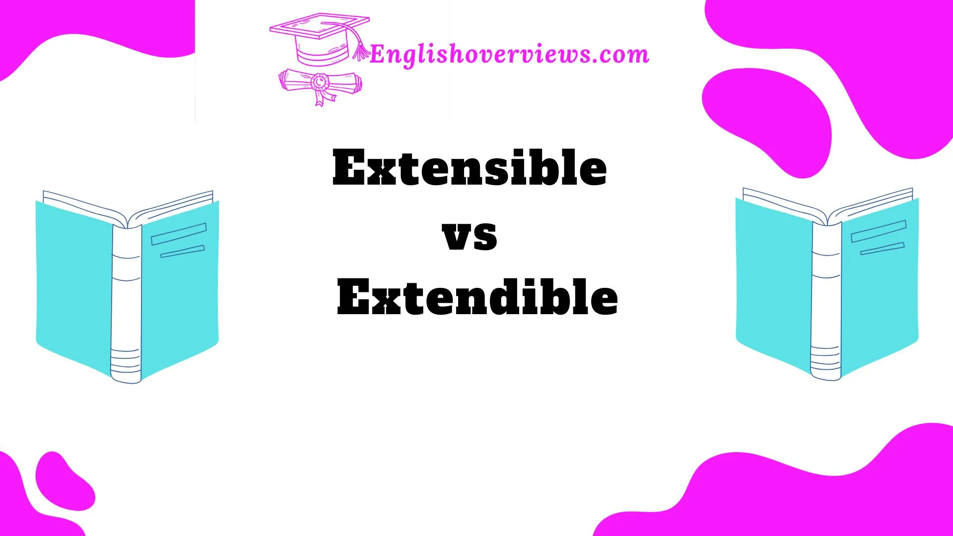 Extensible vs Extendible