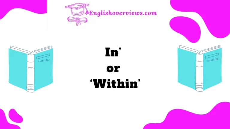 In’ or ‘Within’