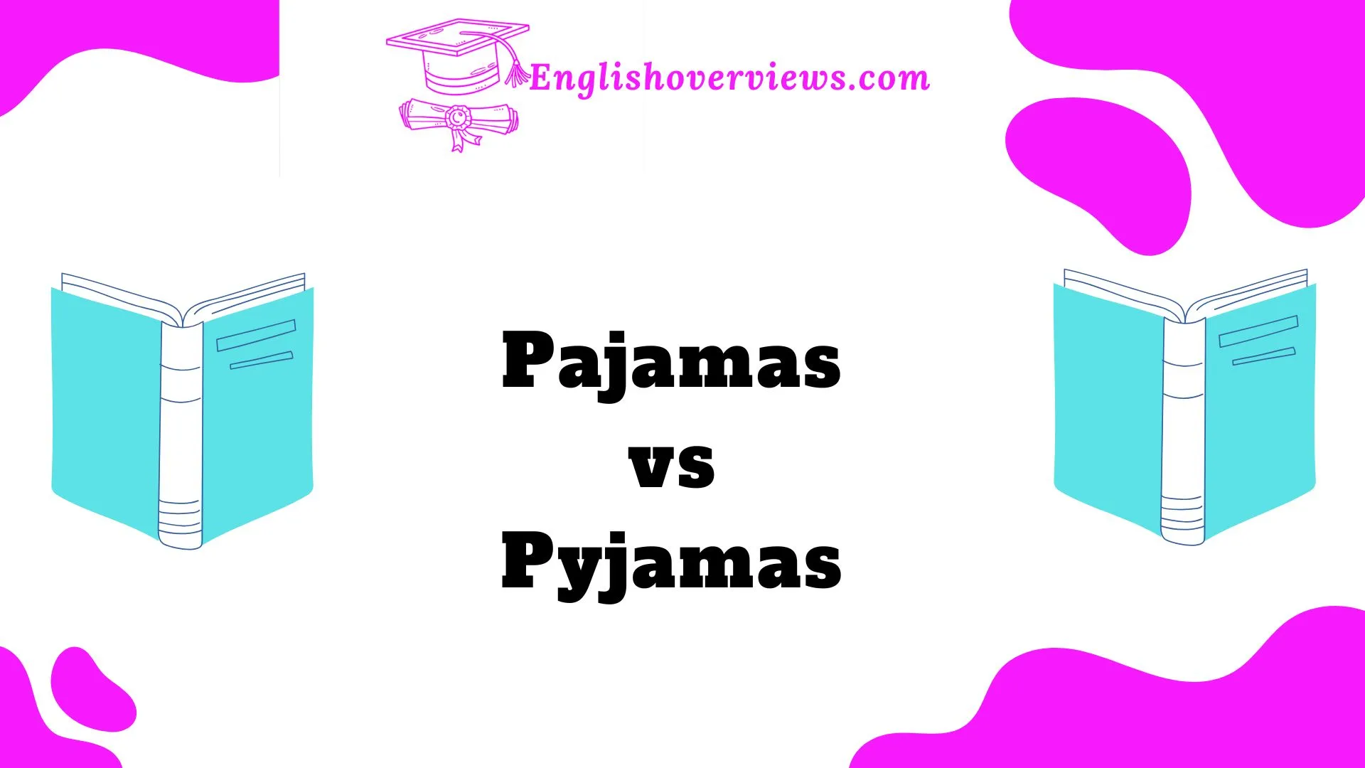 Pajamas vs Pyjamas