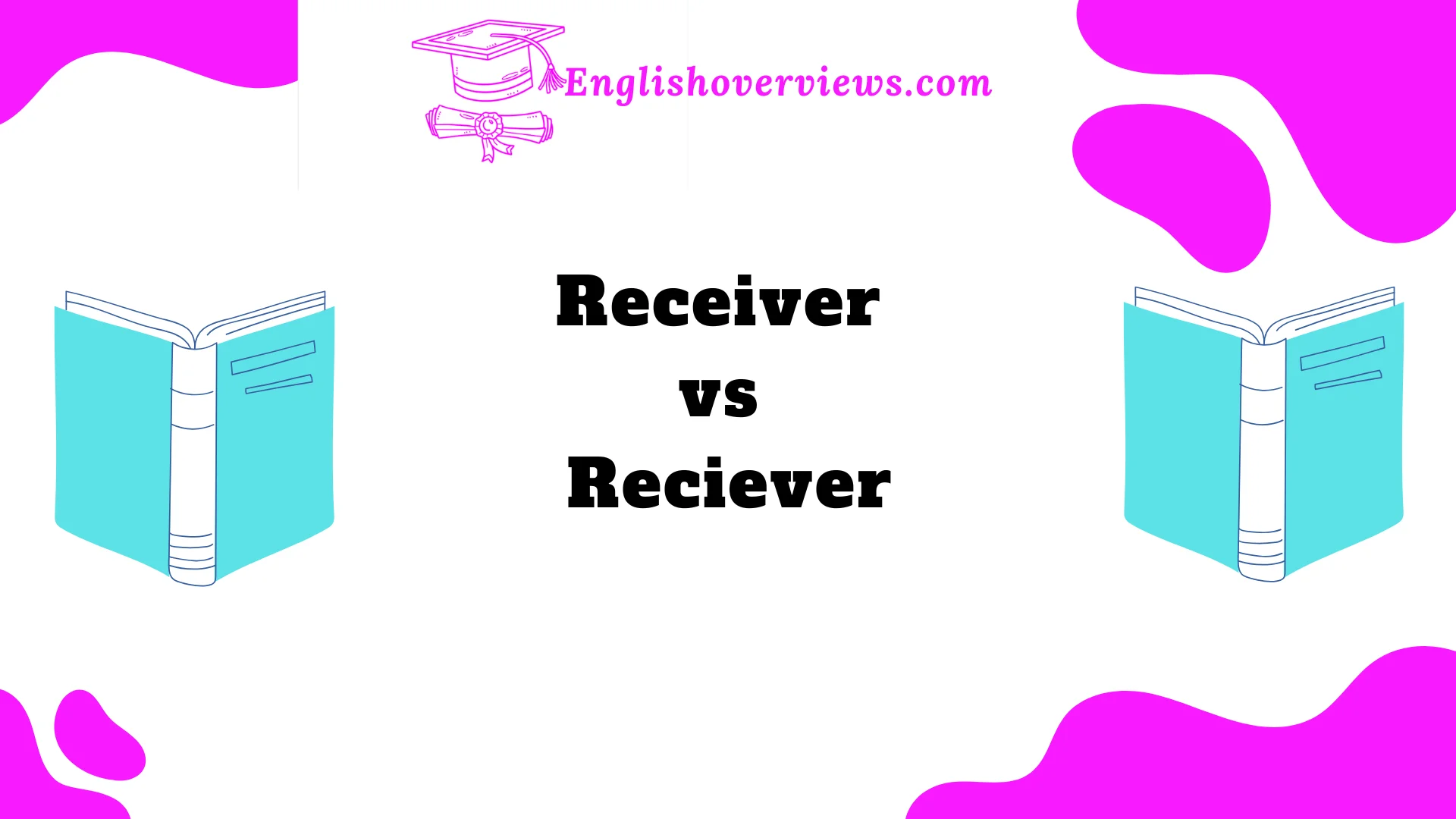 Receiver vs Reciever