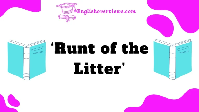 ‘Runt of the Litter’