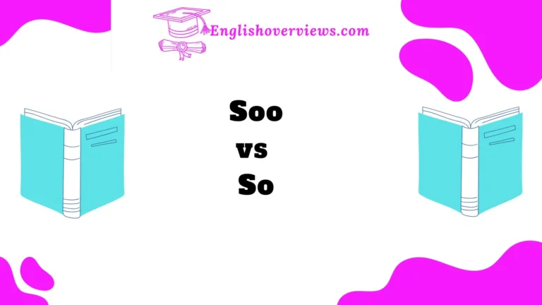 Soo vs So