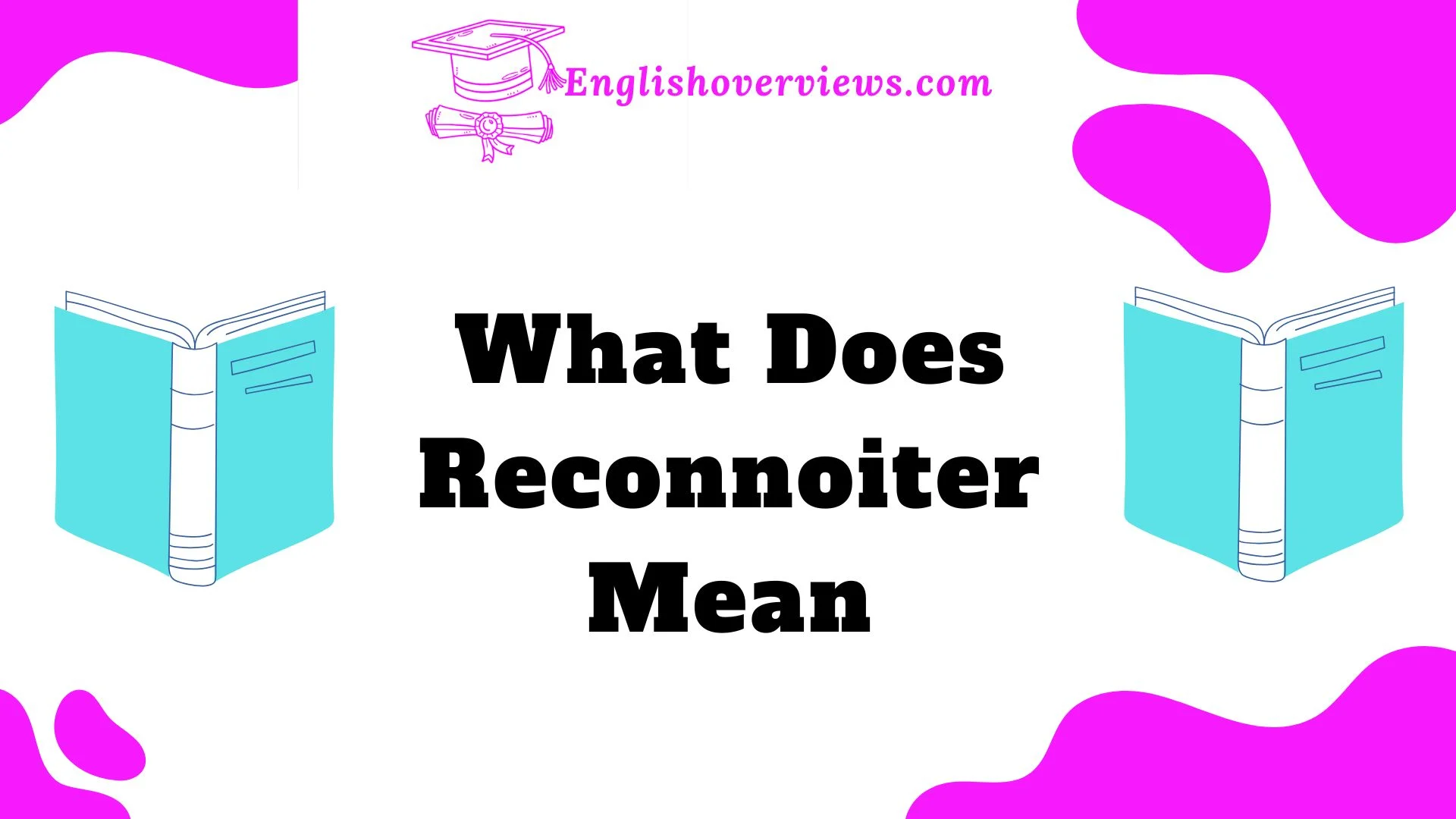 What Does Reconnoiter Mean