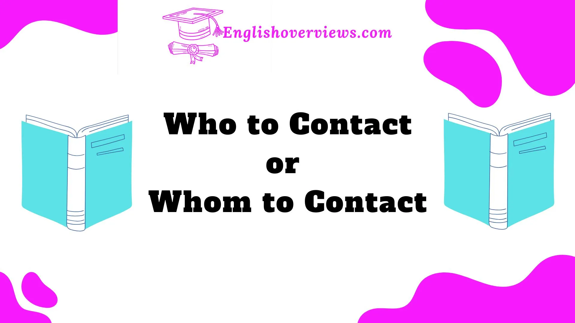 Who to Contact or Whom to Contact