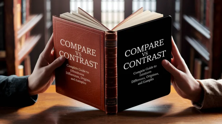 Compare vs Contrast