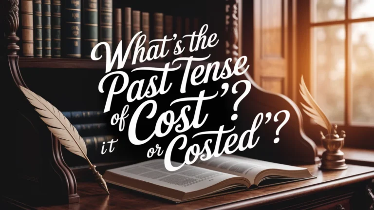“Cost” or “Costed”