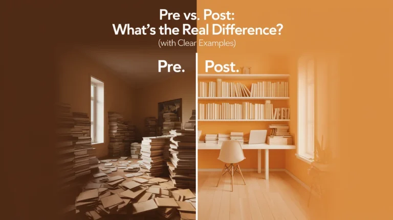 Pre vs Post